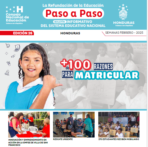 Febrero: Actividades del Sistema Educativo Nacional